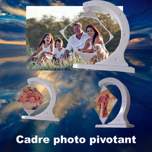 Cadre photo à personnaliser pivotant 22 x 17 cm KDO UNIQUE