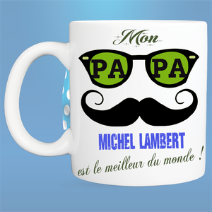 Mug personnalisé meilleur papa du monde KDO UNIQUE Béziers