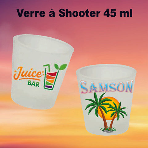 Verre à shooter à personnaliser avec photo, texte, logo... KDO UNIQUE