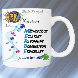 Mug personnalisé gémeaux prénom masculin KDO UNIQUE Béziers